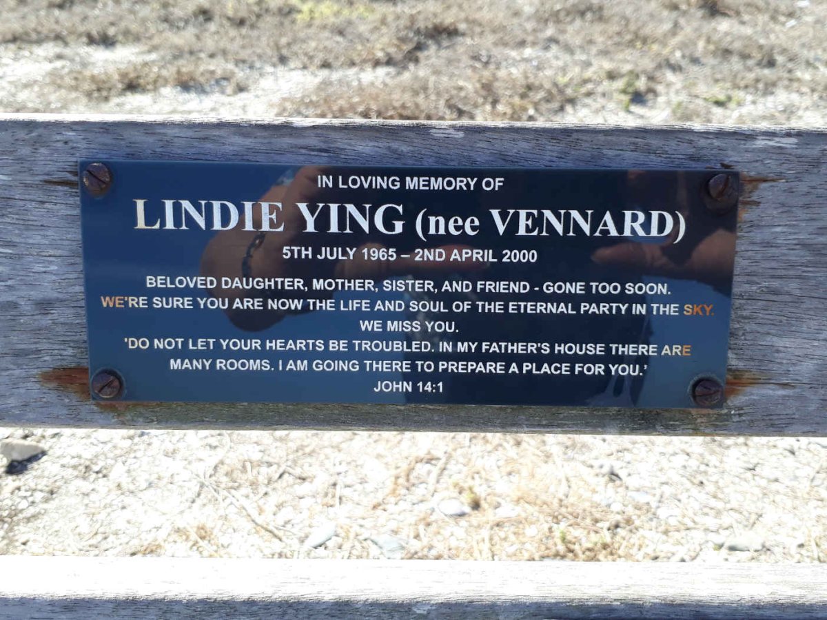 YING Lindie nee VENNARD 1965-2000