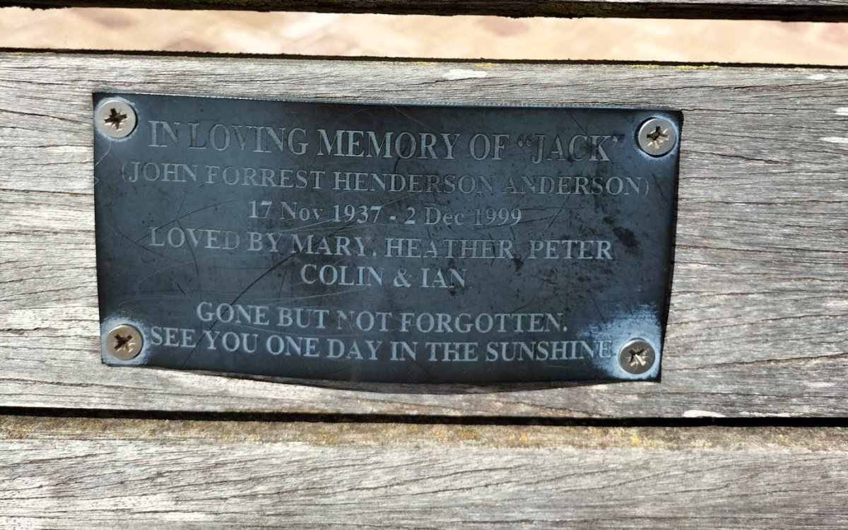 ANDERSON John Forrest Henderson 1937-1999