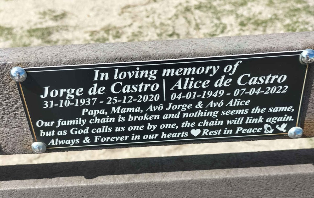 CASTRO Jorge, de 1937-2020 &amp; Alice 1949-2022