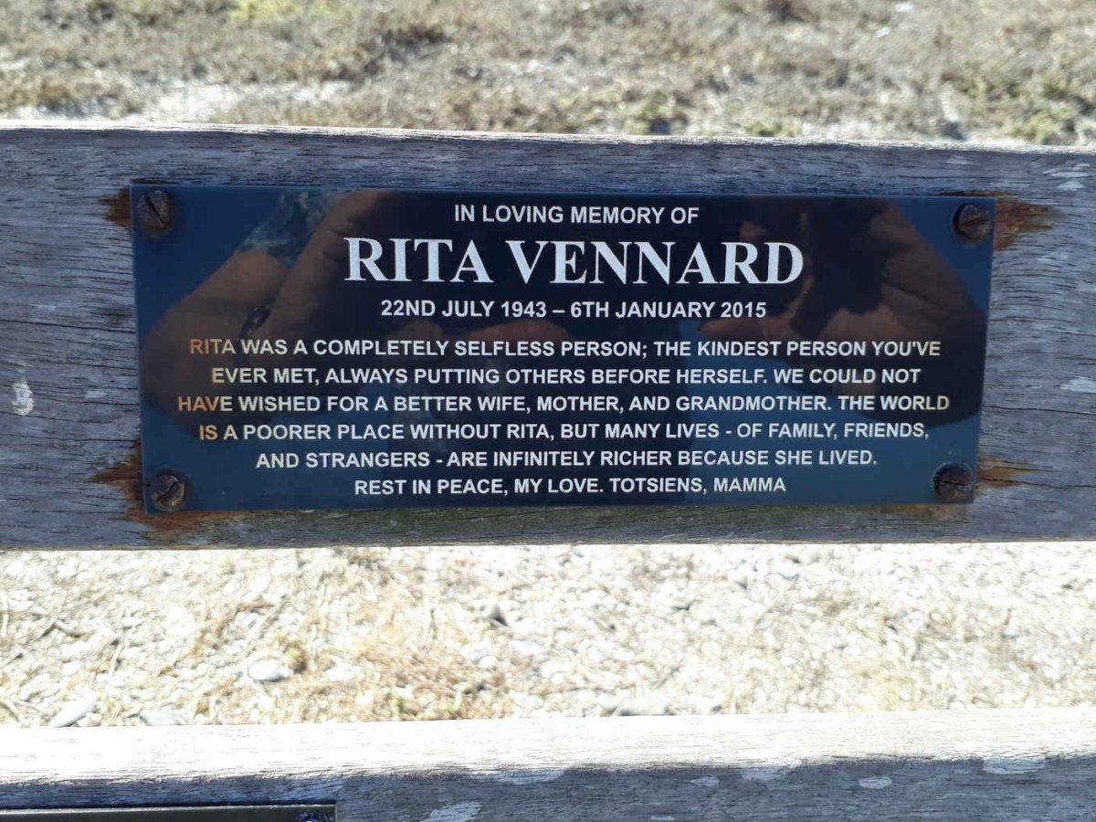 VENNARD Rita 1943-2015