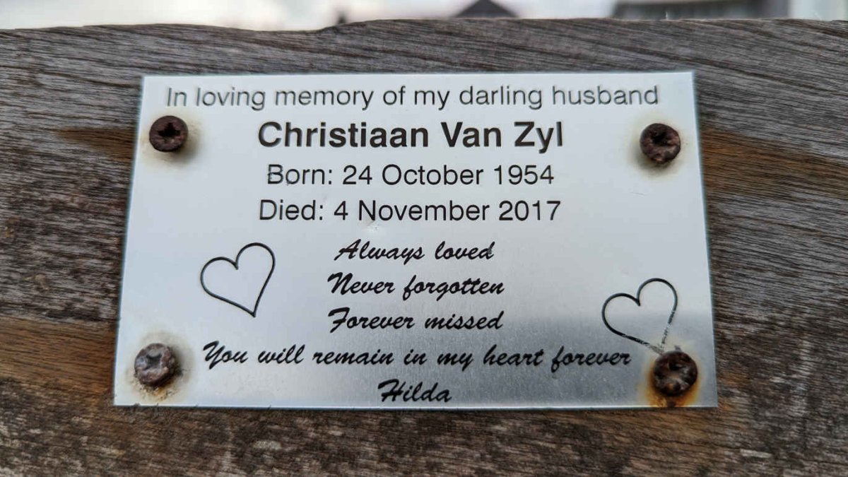 ZYL Christiaan, van 1954-2017