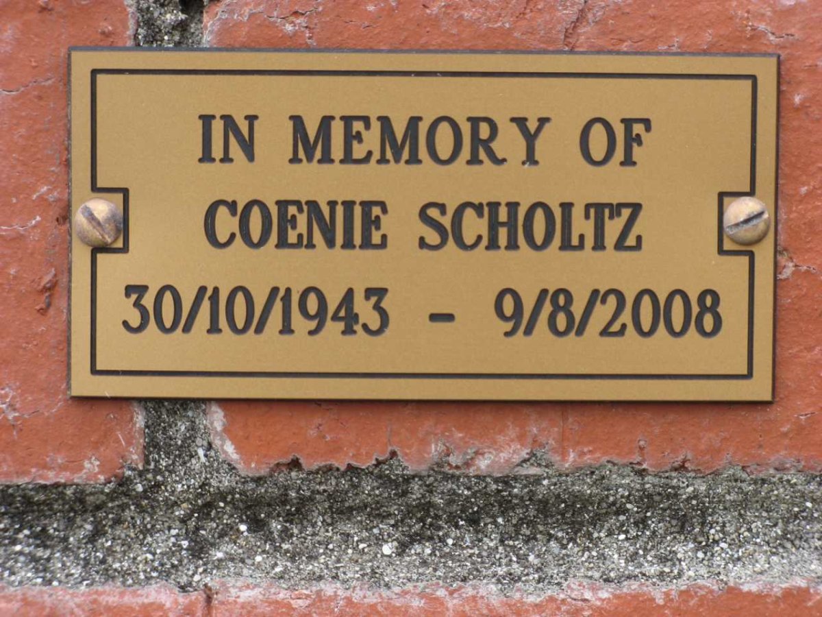 SCHOLTZ Coenie 1943-2006