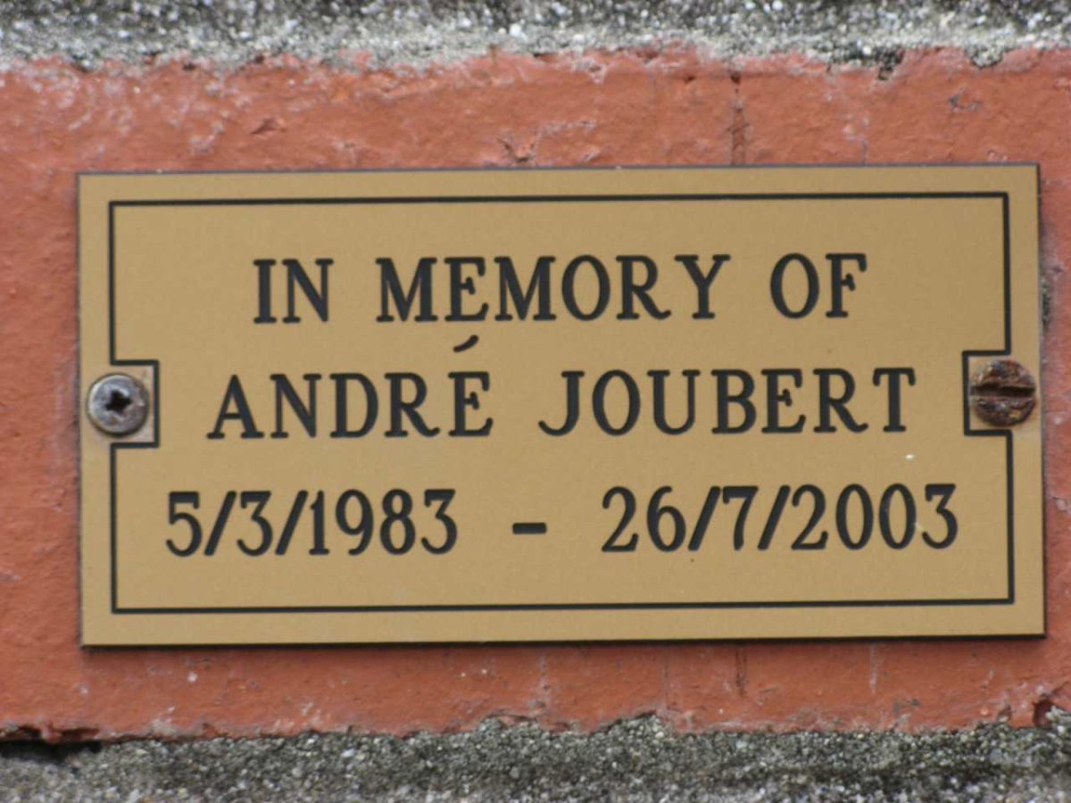 JOUBERT André 1983-2003