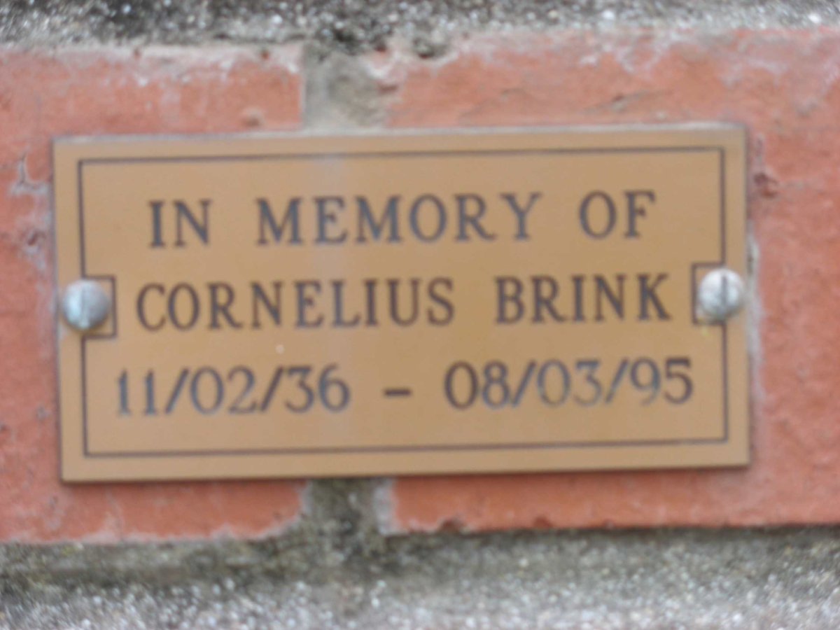 BRINK Cornelius 1936-1995
