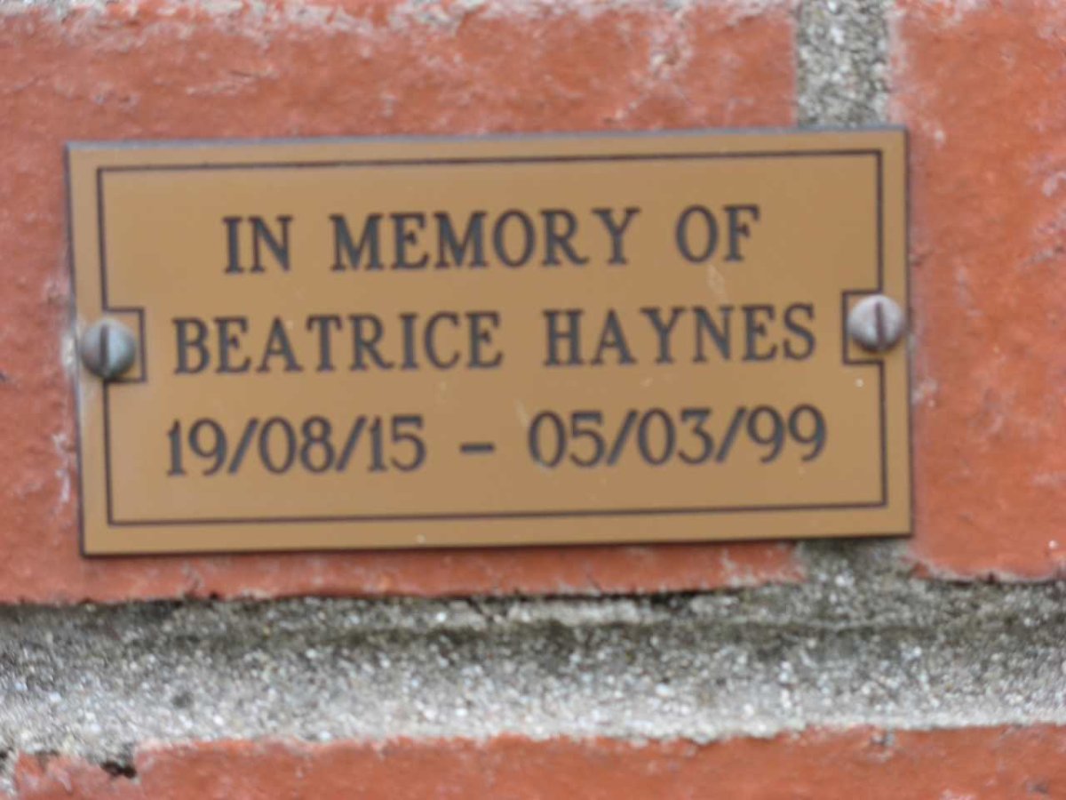 HAYNES Beatrice 1915-1999