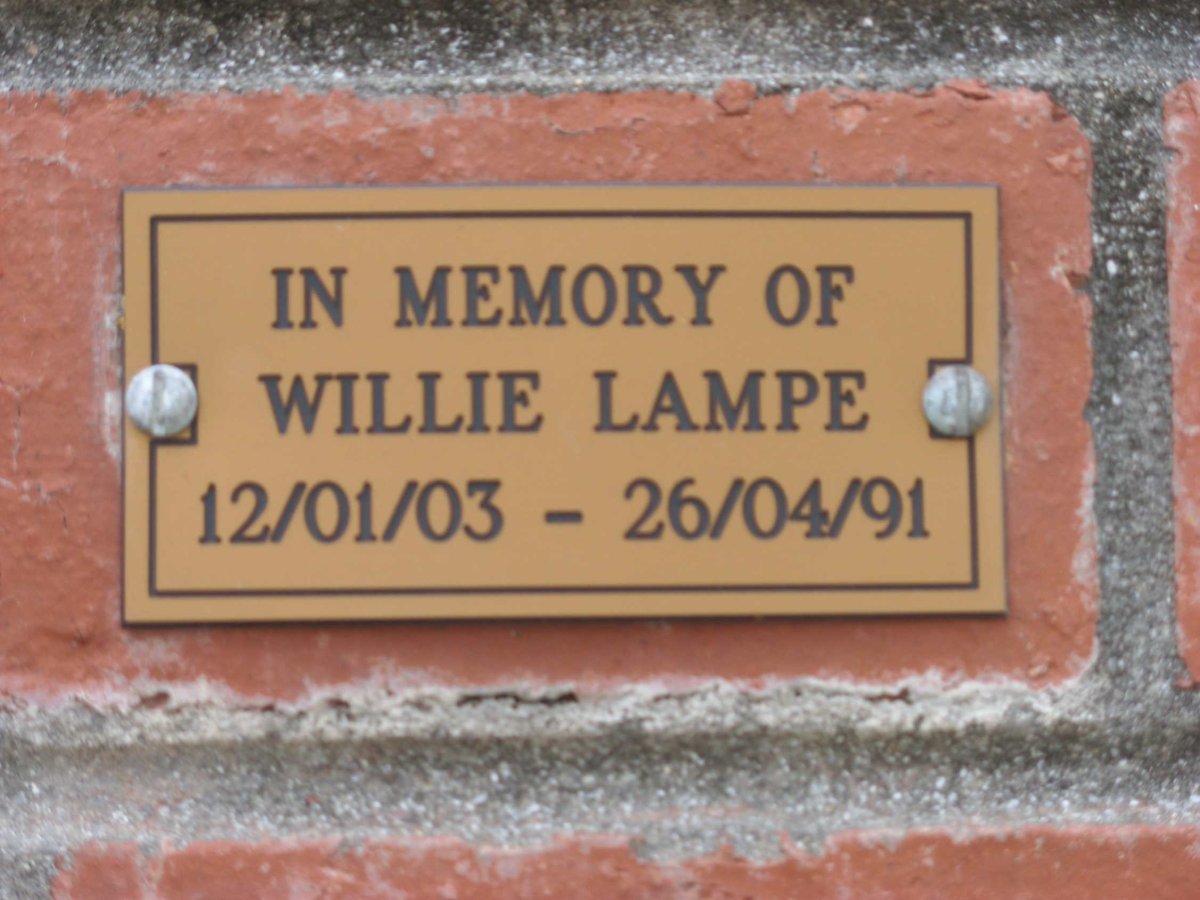 LAMPE Willie 1903-1991