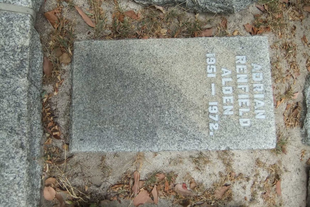 ALDEN Adrian Renfield 1951-1972