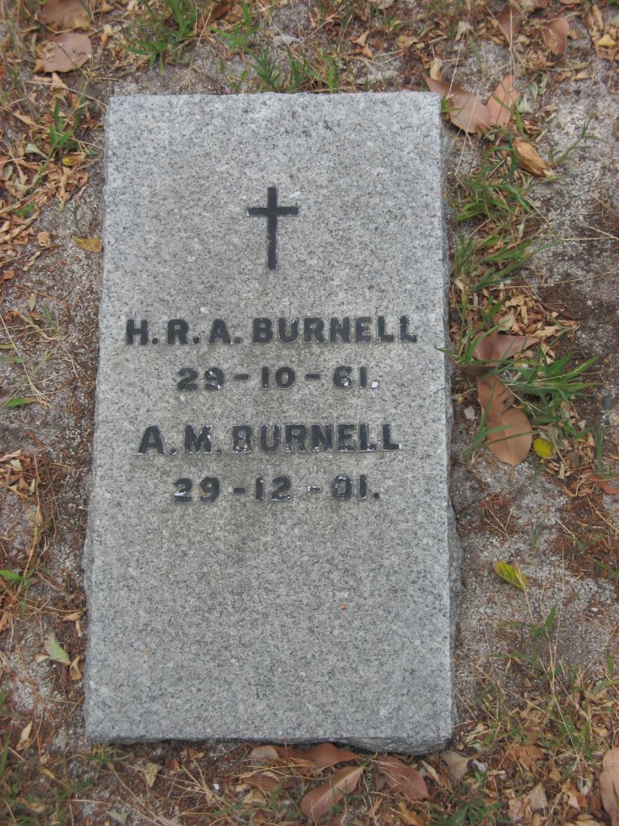 BURNELL H.R.A. -1?61 :: BURNELL A.M. -1901