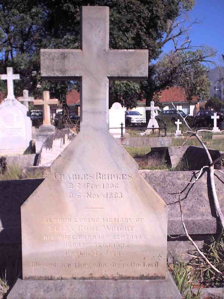 BRIDGES Charles 1806-1883 &amp; WRIGHT Eliza Rose 1804-1896