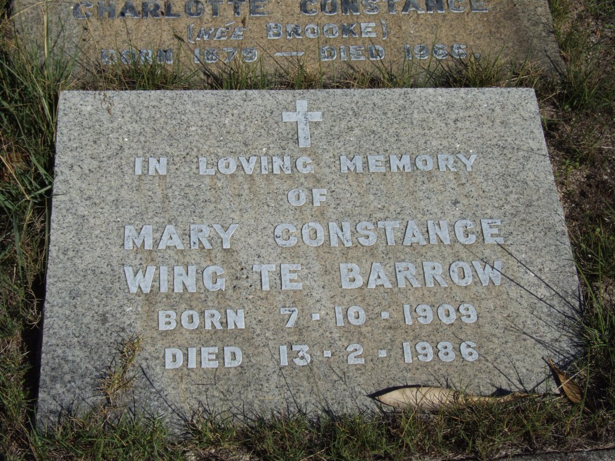 BARROW Mary Constance, WINGATE 1909-1986