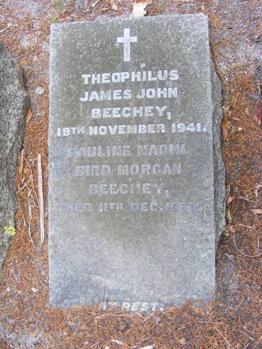 BEECHEY Theophilus James John -1941 :: BEECHEY Pauline Naomi Bird Morgan -1960