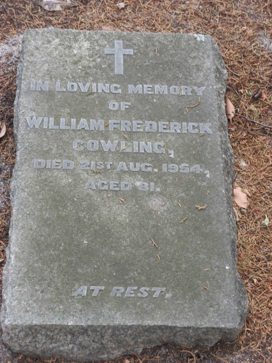 COWLING William Frederick -1954