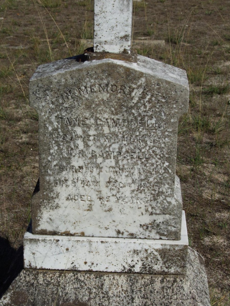 CAMPBELL Jane 1821-1886