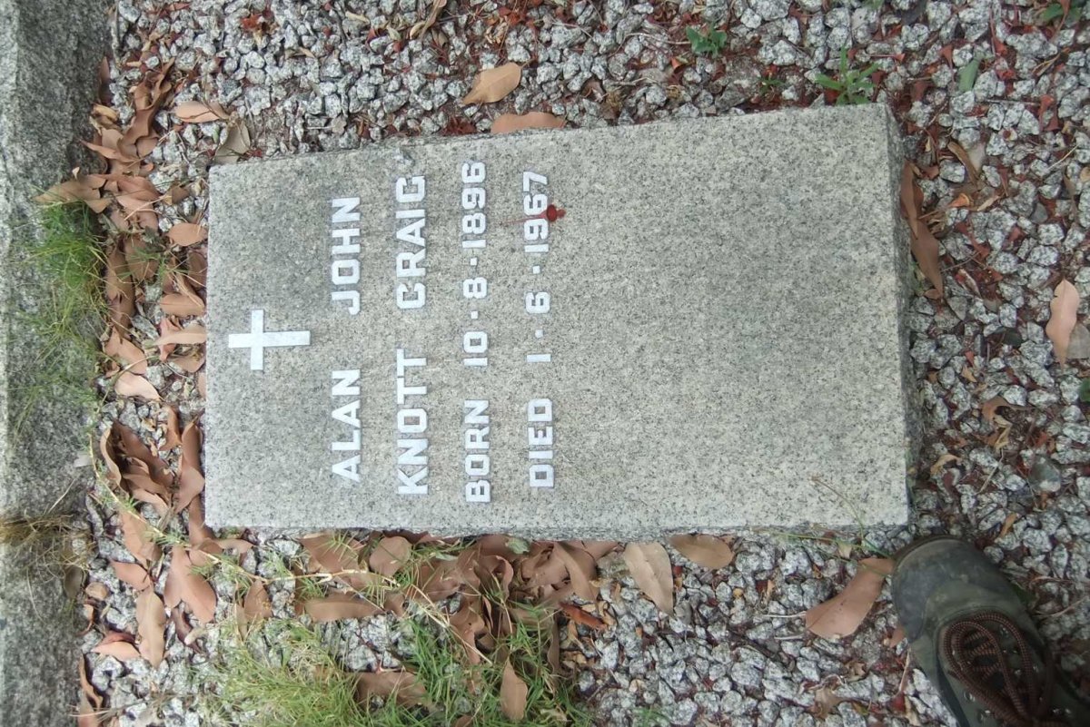 CRAIG Alan John Knott 1896-1967