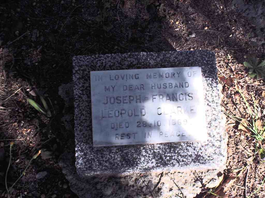 CLARKE Joseph Francis Leopold -1969