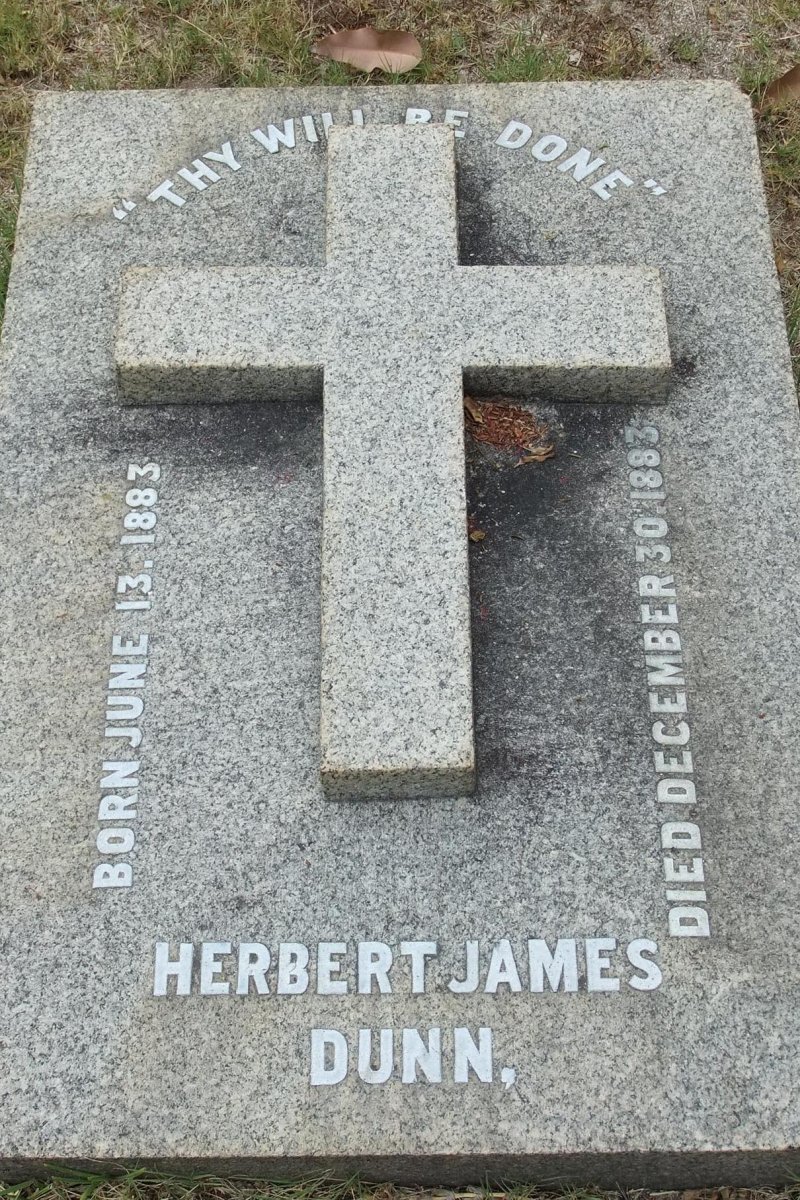 DUNN Herbert James 1883-1883