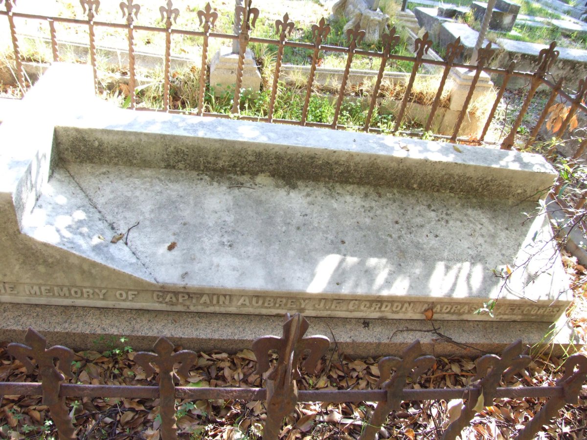 GORDON Aubrey J.F. 1837-1869