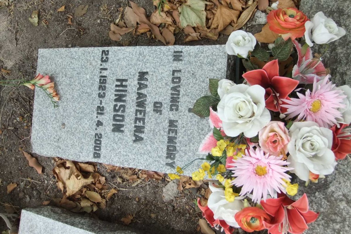HINSON Maaweena 1923-2008