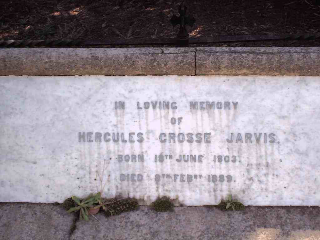 JARVIS Hercules Crosse 1803-1889