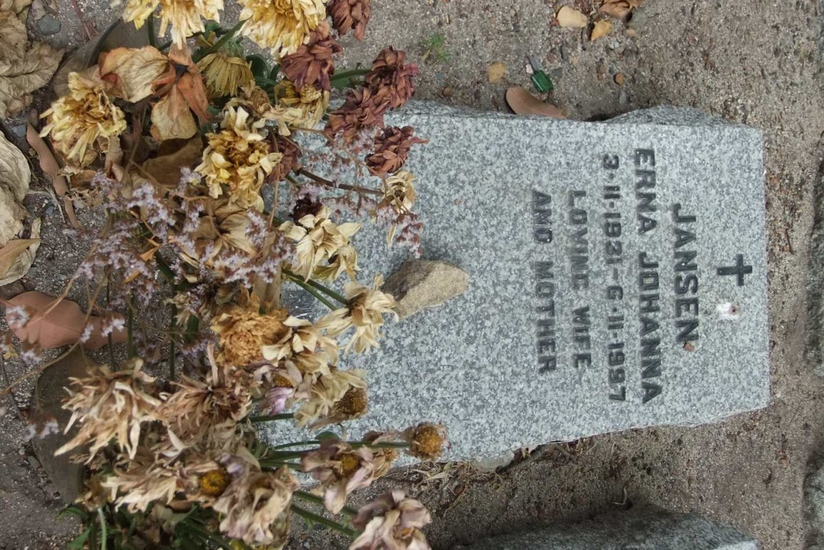 JANSEN Erna Johanna 1931-1997