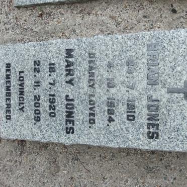 JONES Brian 1910-1984 &amp; Mary 1920-2009