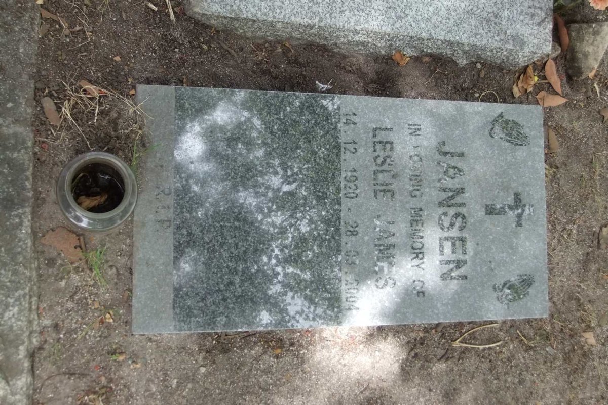 JANSEN Leslie James 1920-2004
