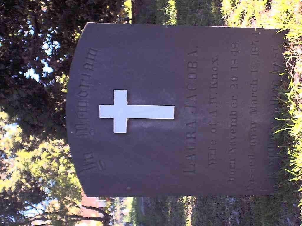 KNOX Laura Jacoba 1848-1871