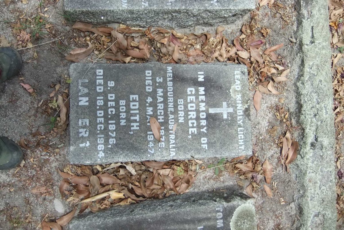 LANBERG George 1876-1947 &amp; Edith 1876-1964