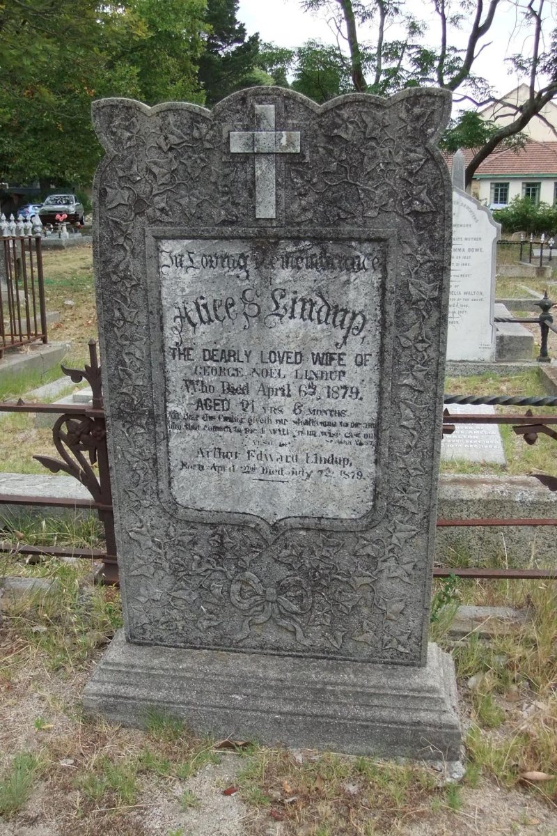 LINDUP Alice S. -1879 :: LINDUP Arthur Edward 1879-1879