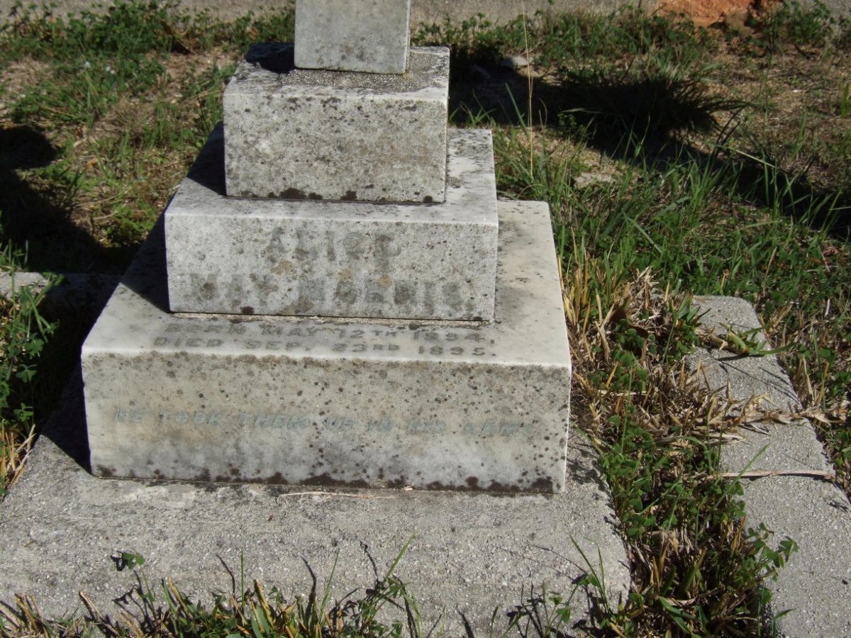 MORRIS Alice May 1894-1895