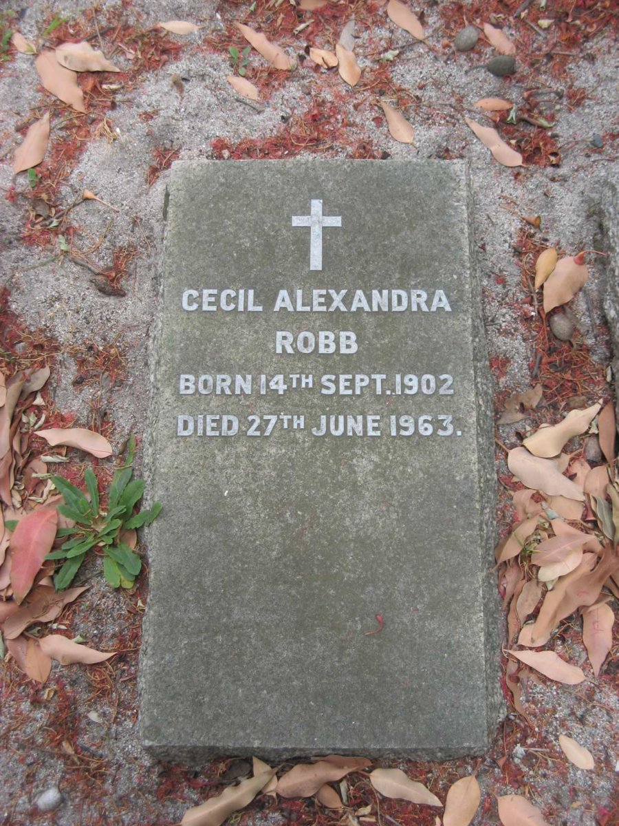 ROBB Cecil Alexandra 1902-1963