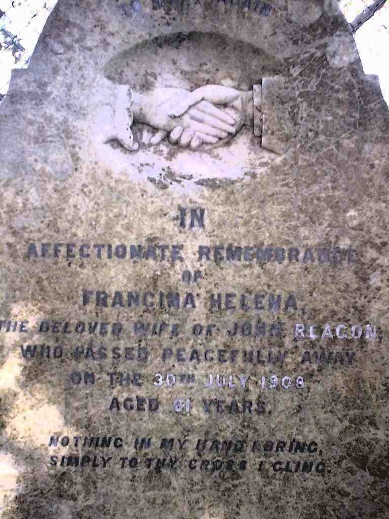 REAGON Francina Helena 1847-1908