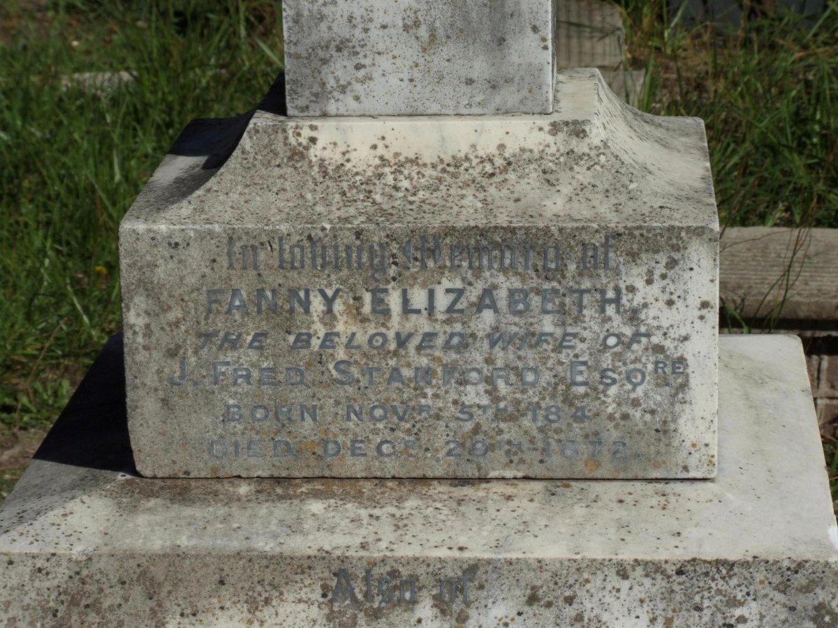 STANFORD Fanny Elizabeth 184?-1872