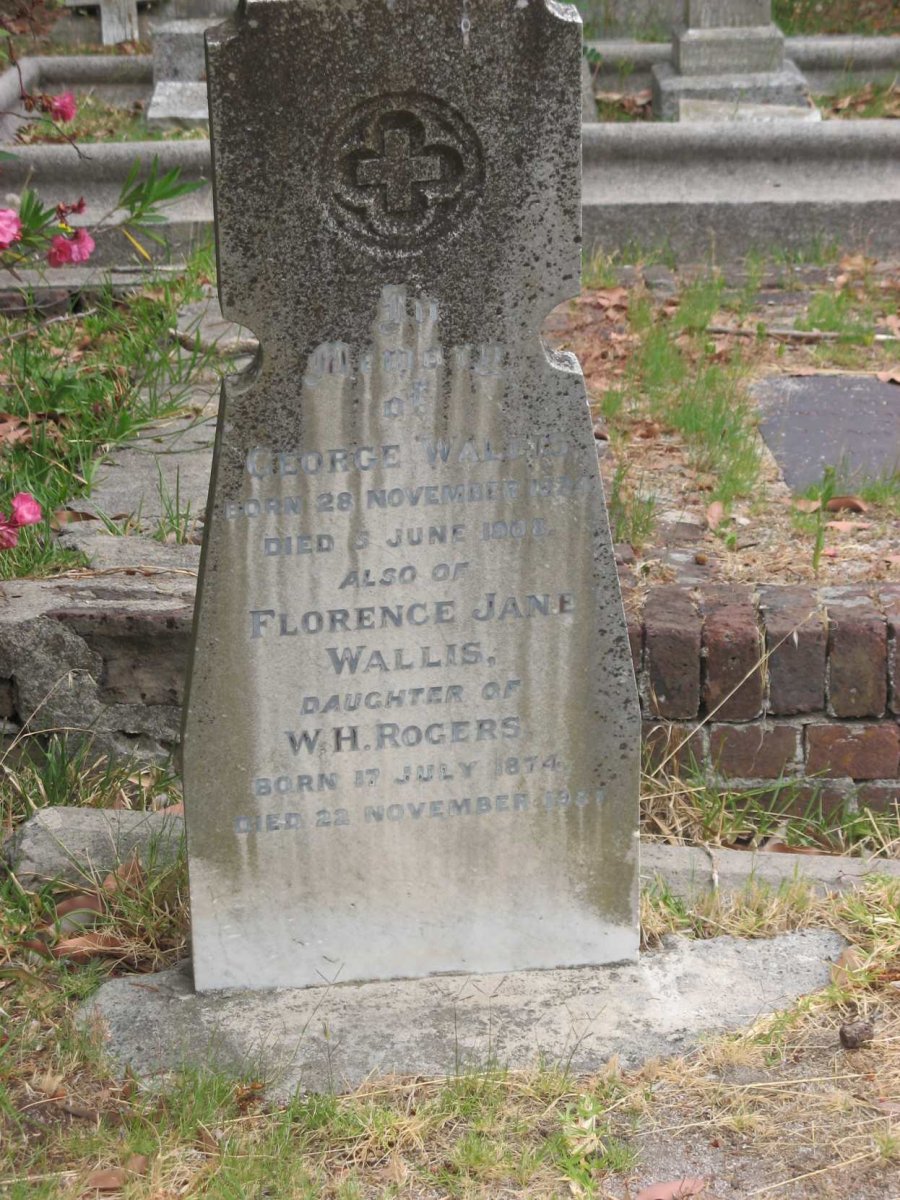 WALLIS George 18?4-1908 :: WALLIS Florence Jane nee ROGERS 1874-19?7