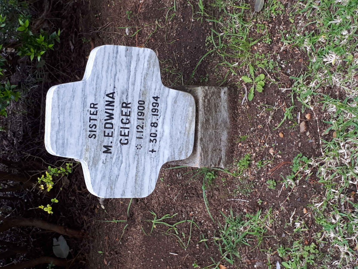 GEIGER M. Edwina 1900-1994