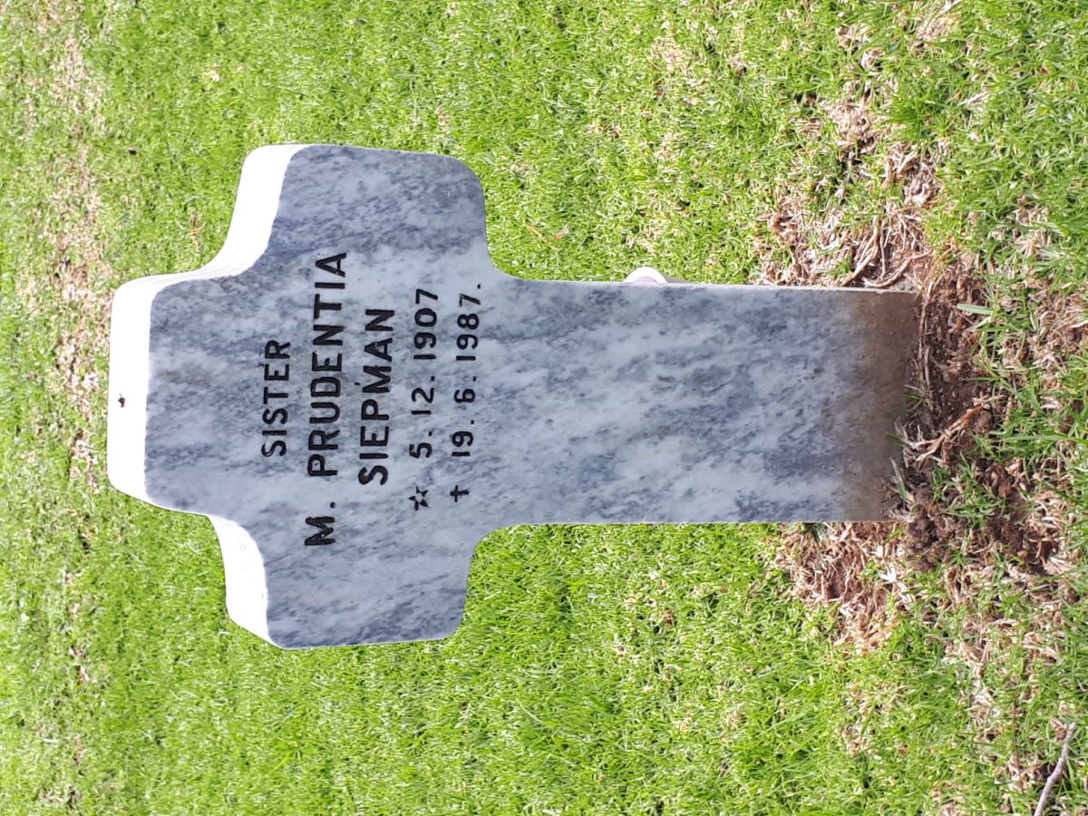 SIEPMAN M. Prudentia 1907-1987