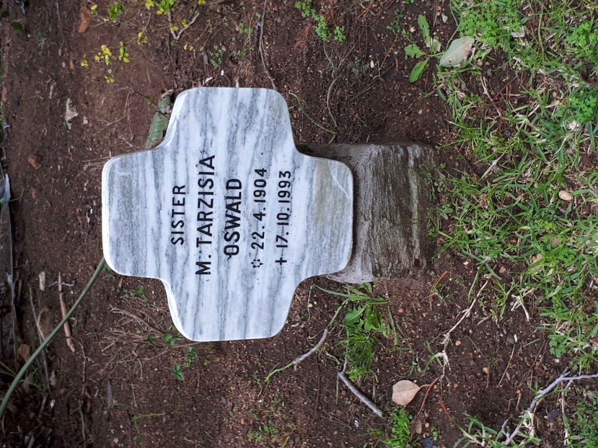 OSWALD M. Tarzisia 1904-1993