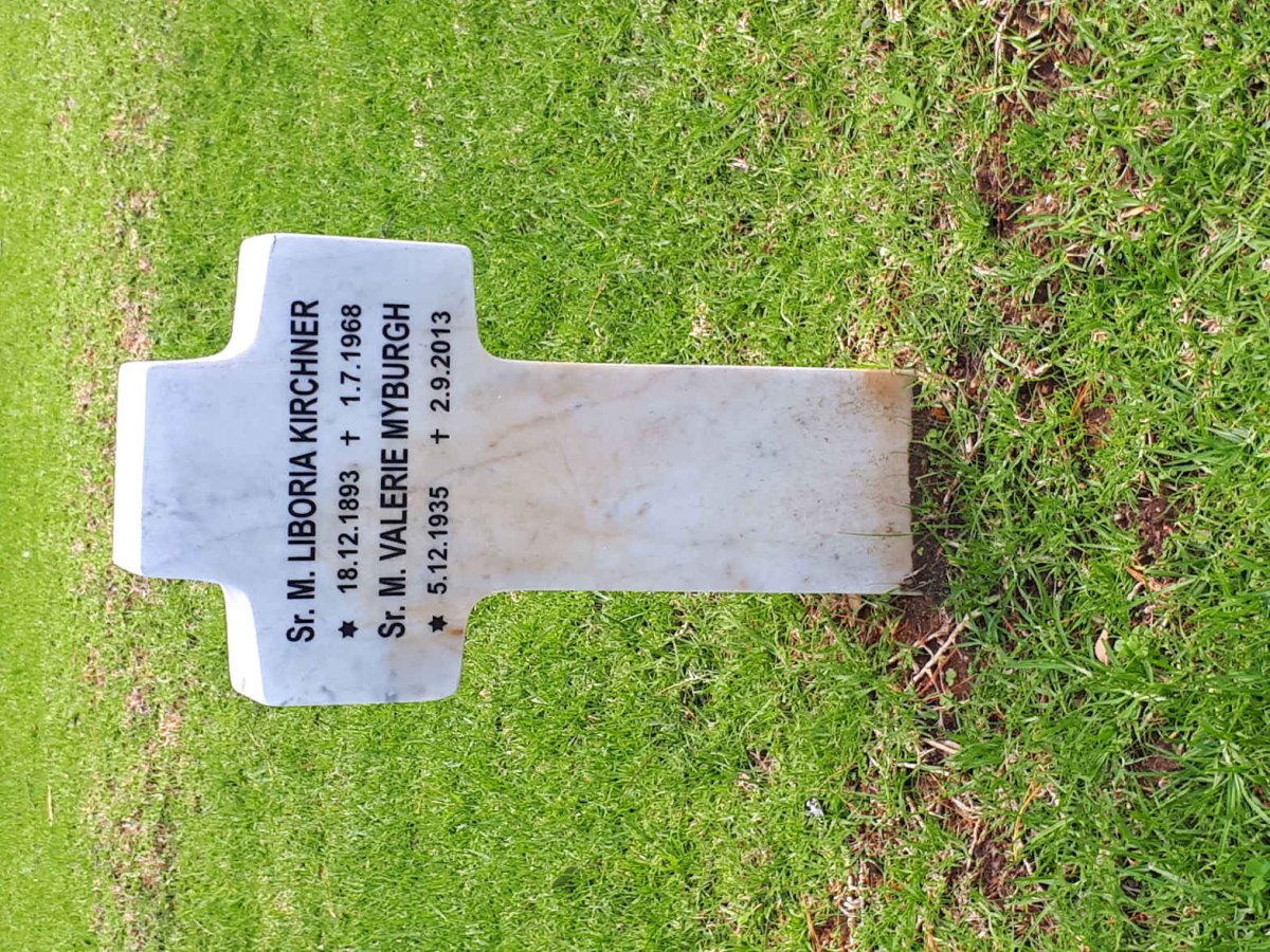 KIRCHNER M. Liboria 1893-1968 :: MYBURGH M. Valerie 1935-2013
