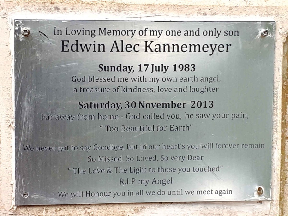 KANNEMEYER Edwin Alec 1983-2013
