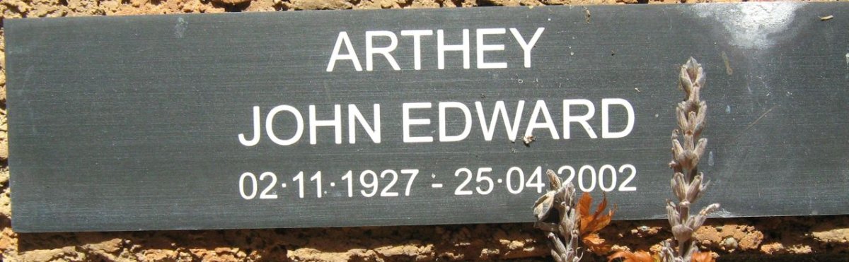 ARTHEY John Edward 1927-2002