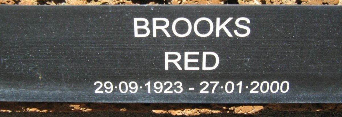 BROOKS Red 1923-2000