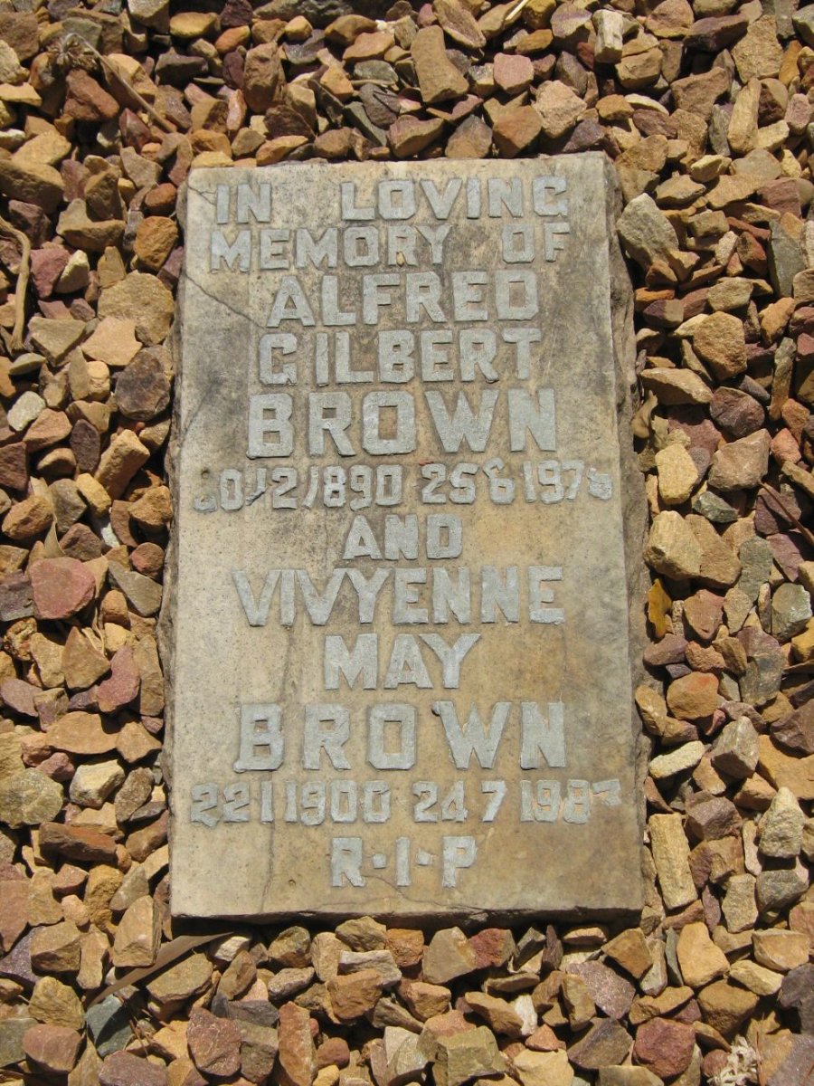BROWN Alfred Gilbert 1890-1975 &amp; Vivyenne May 1900-198?