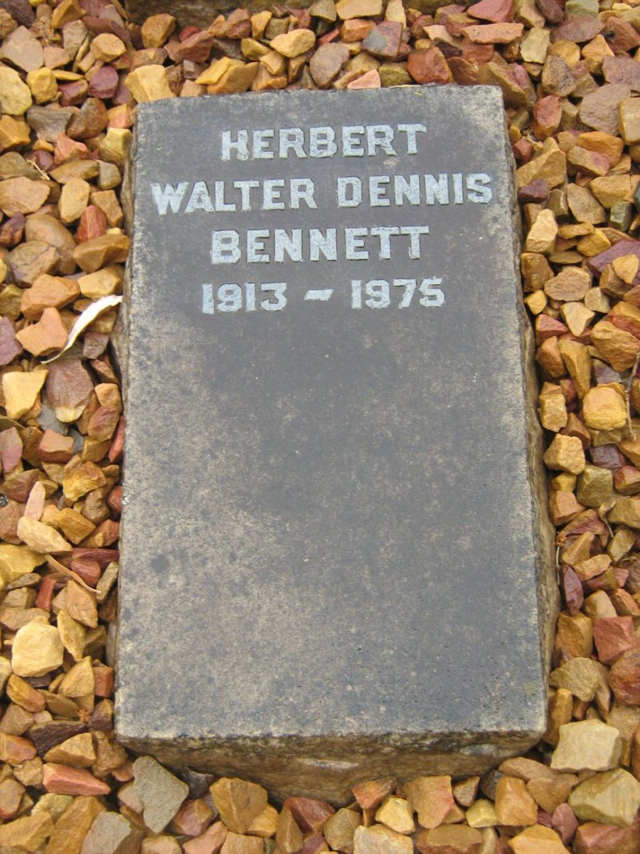 BENNETT Herbert Walter Dennis 1913-1975