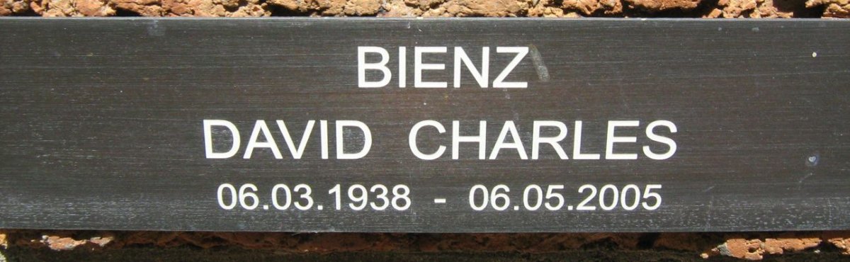 BIENZ David Charles 1938-2005