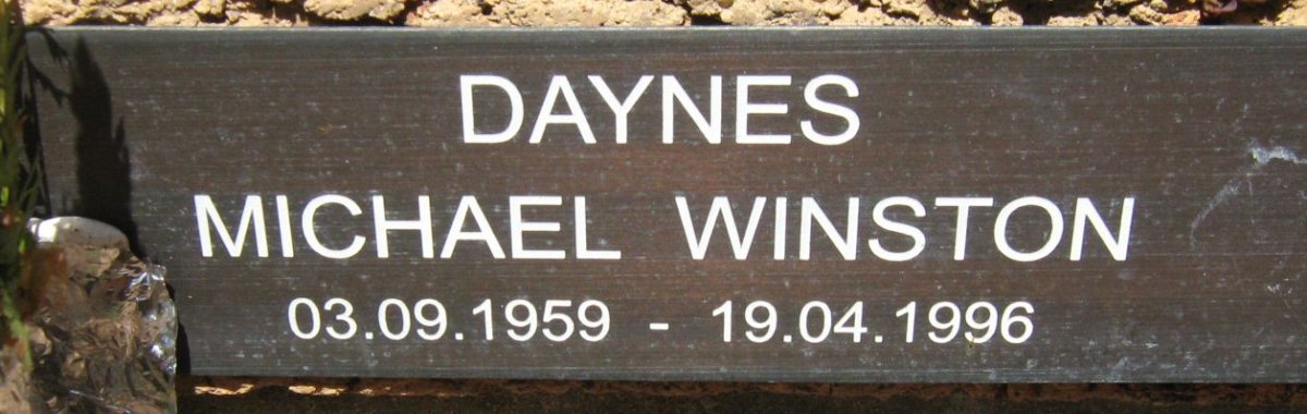 DAYNES Michael Winston 1959-1996