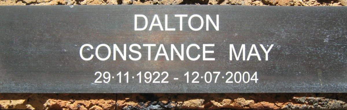 DALTON Constance May 1922-2004