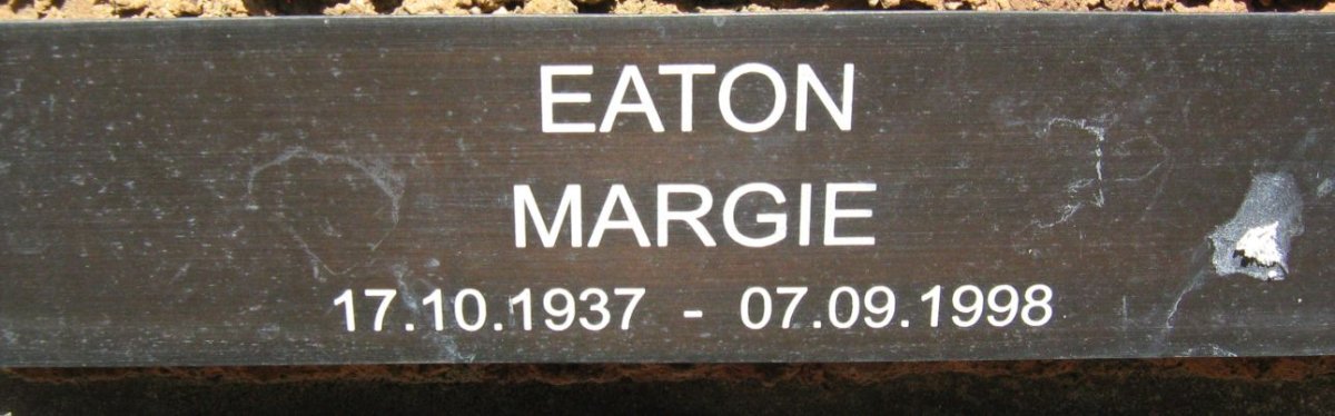 EATON Margie 1937-1998
