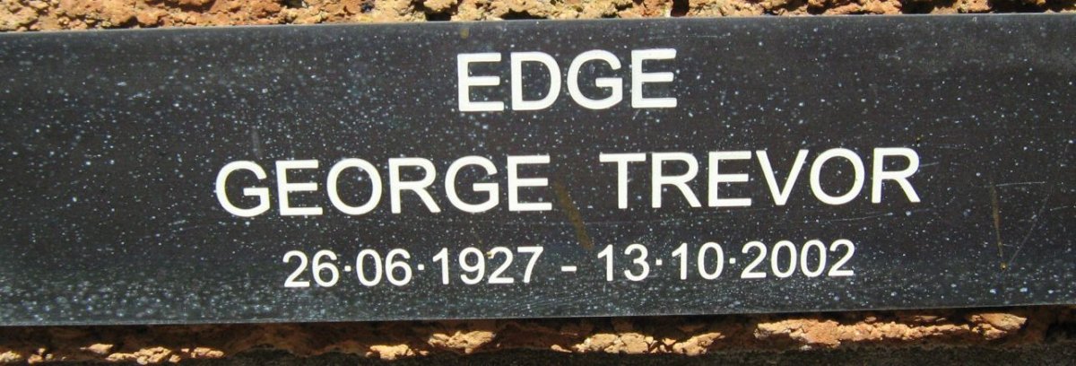EDGE George Trevor 1927-2002