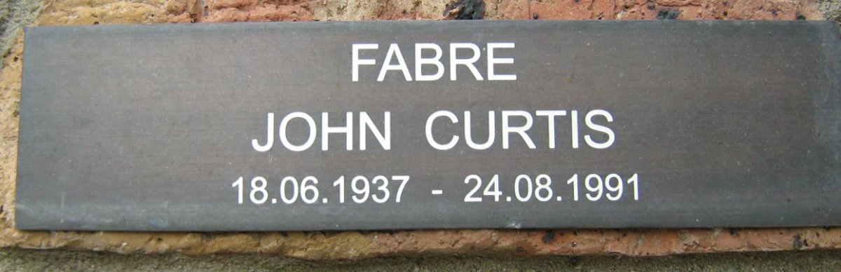 FABRE John Curtis 1937-1991