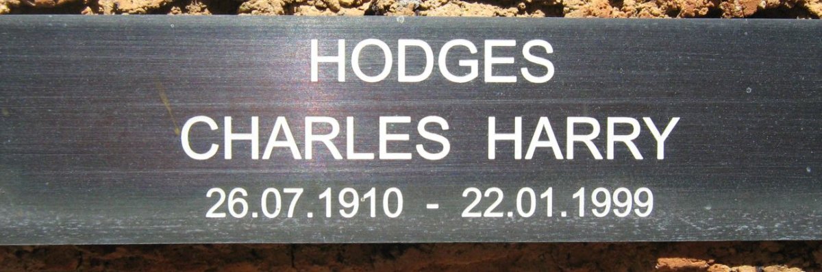 HODGES Charles Harry 1910-1999